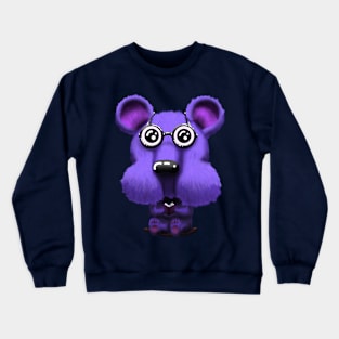 Blue smart animal Crewneck Sweatshirt